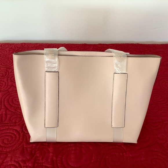 MICHAEL KORS Pink Nude Tote Bag by fragrance perfume line with Clear Logo Straps - Picture 5 of 10